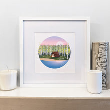 Cabin in Spring Art Print — 8 × 10 in