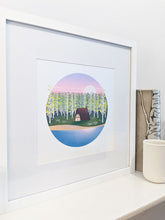 Cabin in Spring Art Print — 8 × 10 in