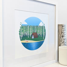 Cabin in Summer Art Print — 8 × 10 in