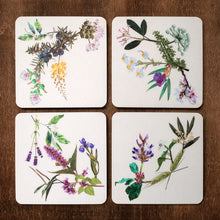 Botanical Wreath Coaster Set — 4 Coasters