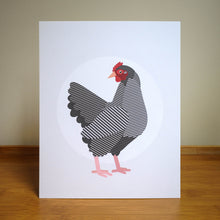 Barb the Barred Rock Art Print — 8 × 10 in
