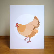Buffy the Buff Orpington Art Print — 8 × 10 in