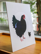 Audrey & Bee, Australorp Chicken Art Print — 8 × 10 in
