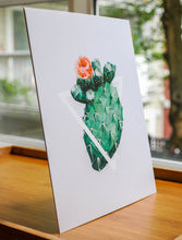 Prickly Pear Cactus Art Print — 8 × 10 in
